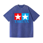 Tamiya Star Vintage Wash Japanese Design T-Shirt