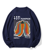 Japanese Punpkin Cotton Sweatshirt