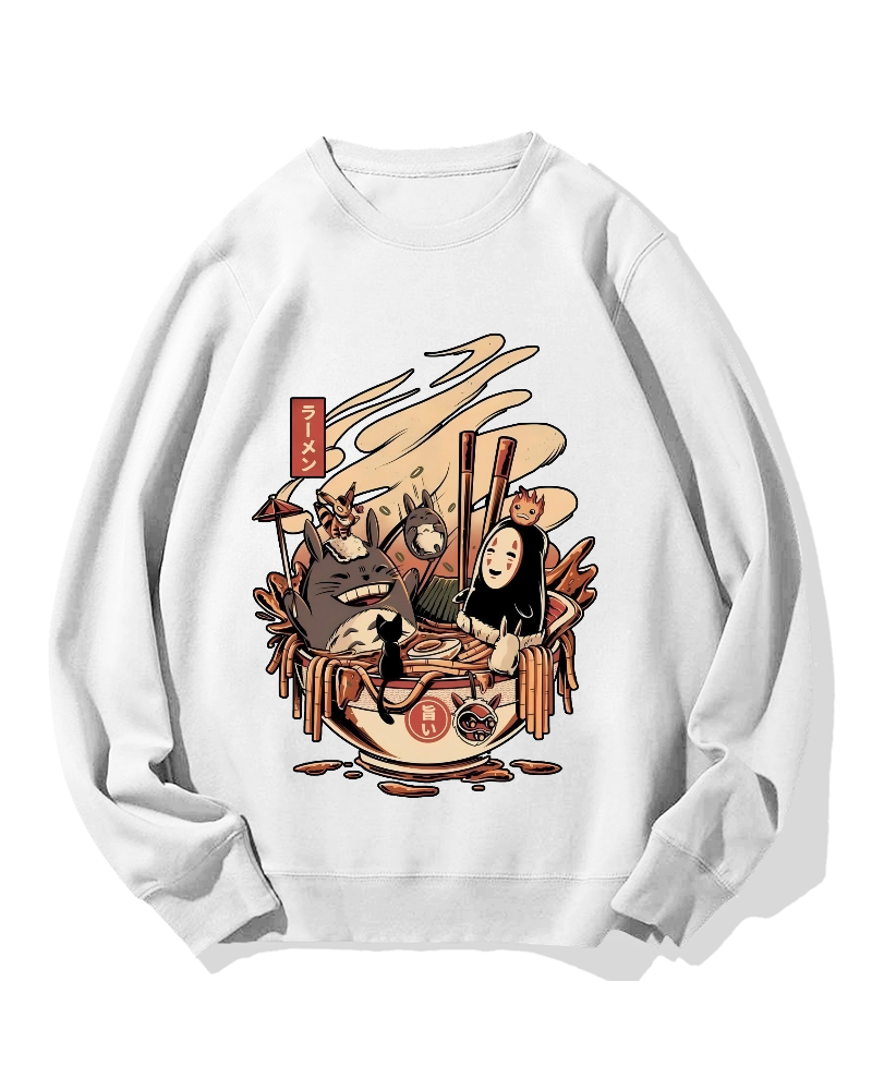 Ramen Pool Party Cotton Sweatshirt