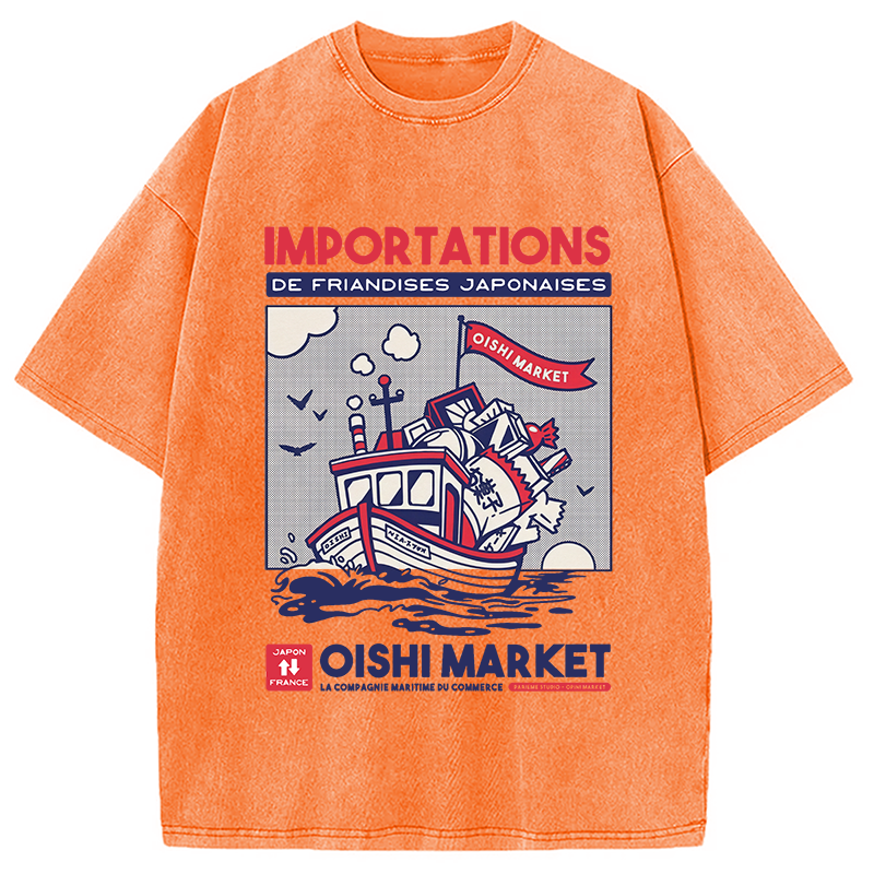 Importations De Friandises Japanese Washed T-Shirt