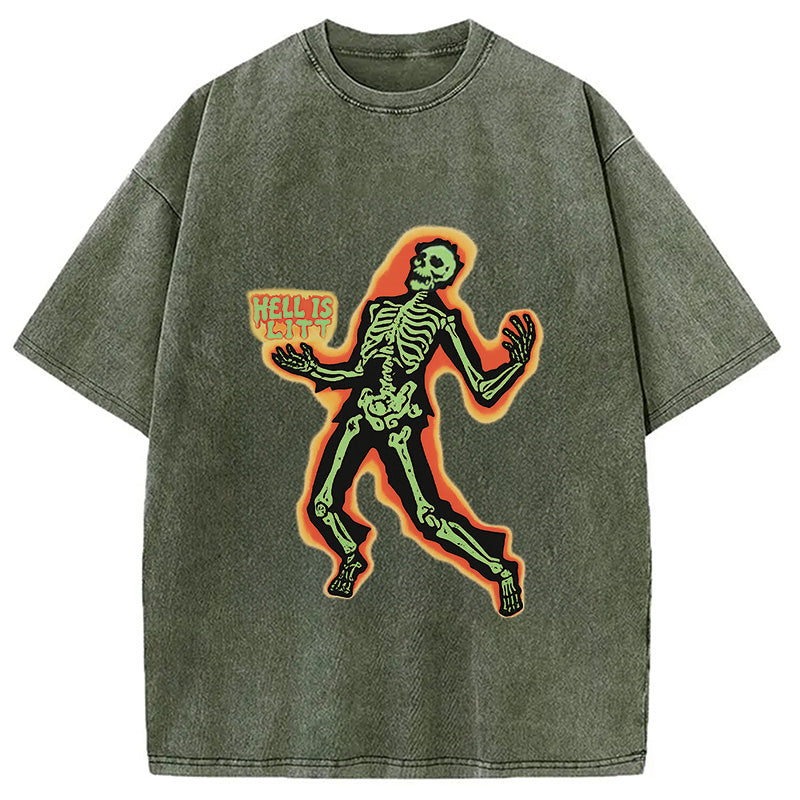 HELL IS LIT Washed T-Shirt