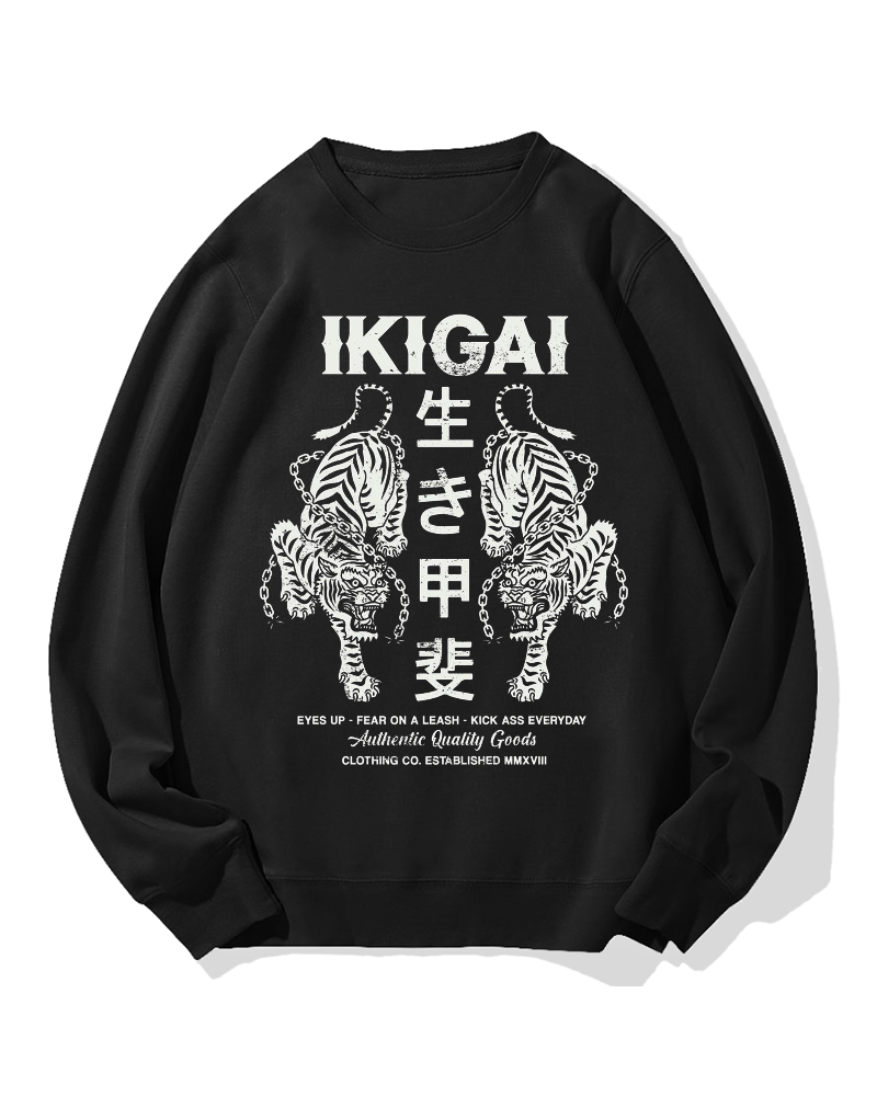 Reason for living Tigers Cotton Sweatshirt