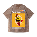 Pacman Vintage Wash Japanese Design T-Shirt