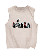 Solo Leveling Vintage Distressed Washed Tank Top