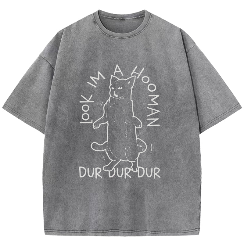 Look l'm A Hooman Washed T-Shirt