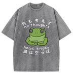 Head Empty Frog Washed Vintage T-Shirt