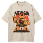 Mecha Cat Washed T-Shirt