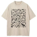 Spooky Ghost Raccoon Washed T-Shirt