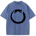 Cat's Circle Washed T-Shirt