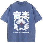 Music DJ Hip Hop Washed T-Shirt