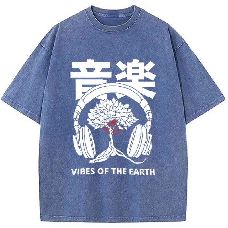 Music DJ Hip Hop Washed T-Shirt
