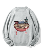 Fuji Mountain Ramen Cotton Sweatshirt