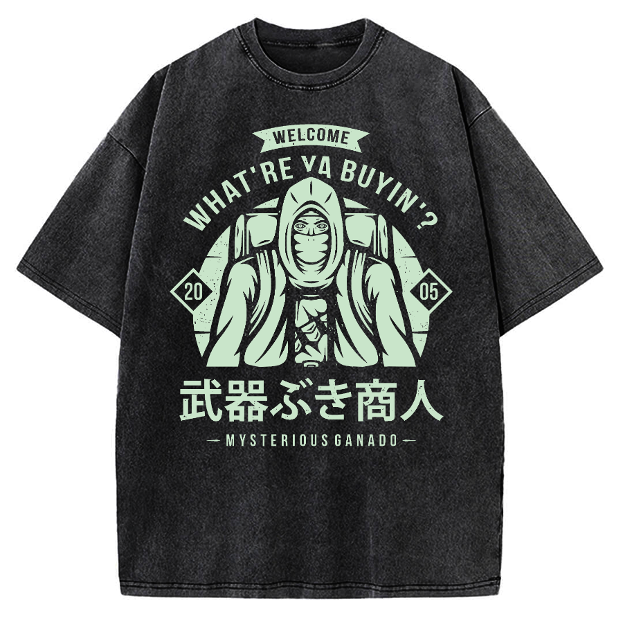 Japanese Weapons Dealer Vintage Washed T-shirt