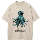 Dirty Heads Blue Octopus Washed T-Shirt