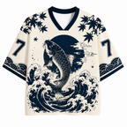 Wave Koi Ukiyo-e Jersey Shirts