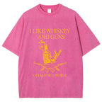 Whiskey Vintage Wash Japanese Design T-Shirt