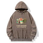 I Eat Cement Washed Hoodie