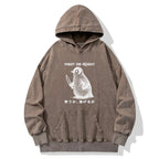 Funny Fight Or Flight Washed Hoodie