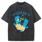 The Kittens Have The Phone Box Washed T-Shirt
