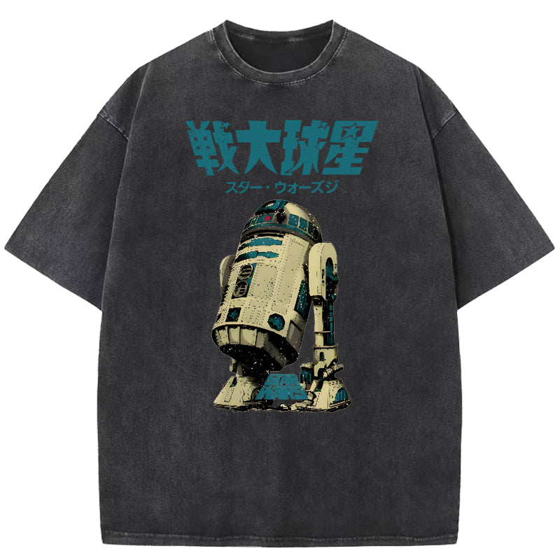 Star Wars Japanese Design Washed T-Shirt