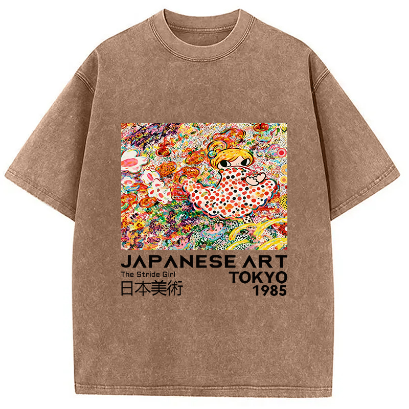 Time In The Flower Field Washed T-Shirt