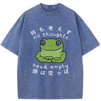 Head Empty Frog Washed Vintage T-Shirt