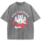 Hail Lucipurr Washed T-Shirt