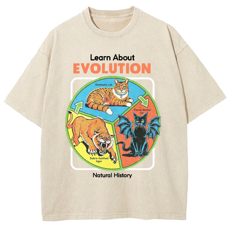 Learn About Evolution Washed T-Shirt