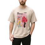 Japanese Art Mushroom Vintage Washed T-Shirt