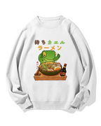 Frog Ramen Cotton Sweatshirt