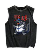 Baseball Is My Favorite Sport Vintage Distressed Washed Tank Top