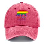 LGBT Pride Mama Bear Washed Cap