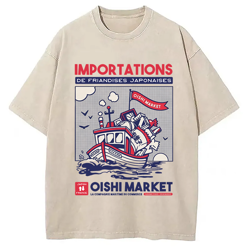 Importations De Friandises Japanese Washed T-Shirt