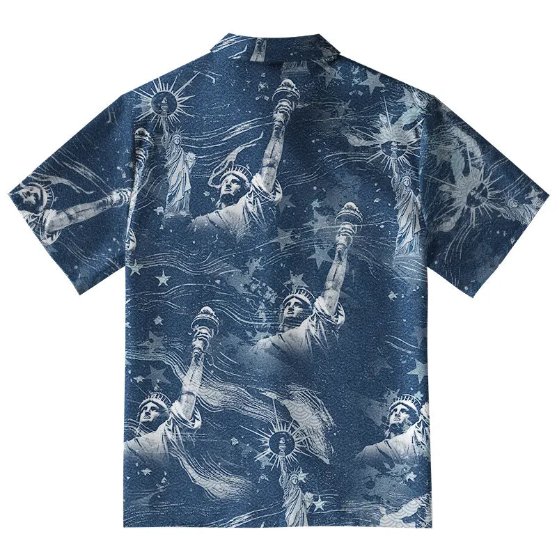 Statue Of Liberty Aloha Hawaiian Shirt