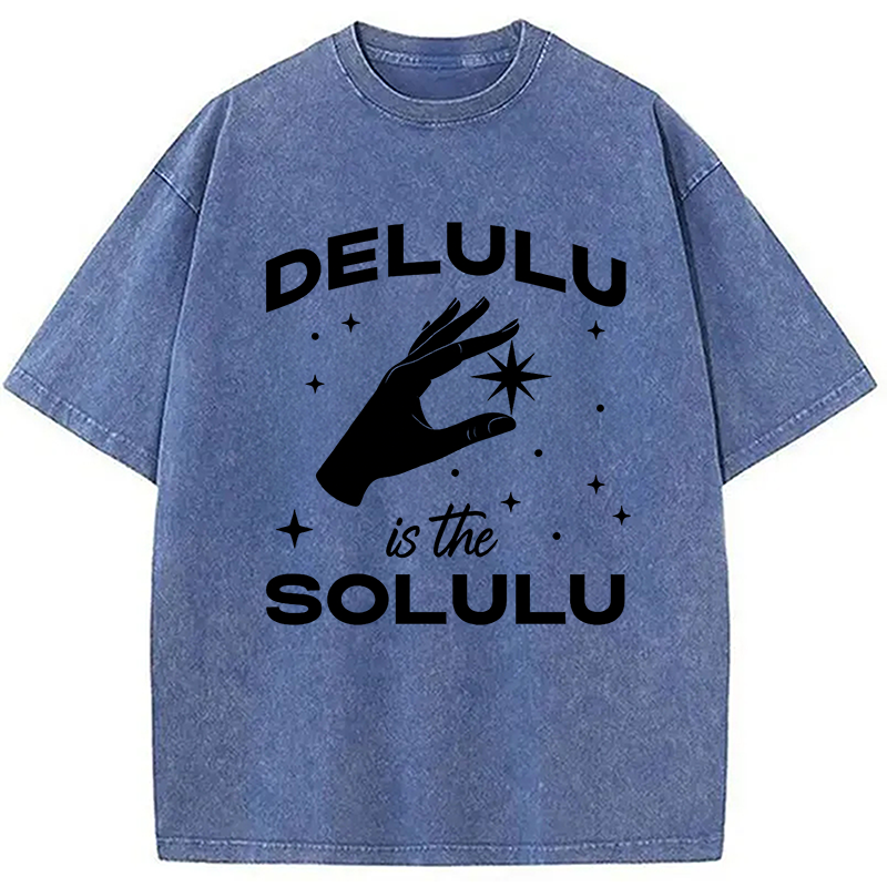 Funny Social Media Meme Washed T-Shirt