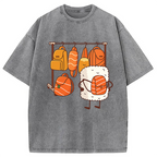 Sushi Is Selecting Backpacks Washed T-Shirt