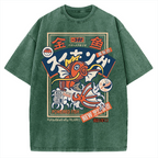 Powered Fish Vintage Washed T-shirt