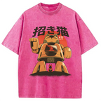 Mecha Cat Washed T-Shirt