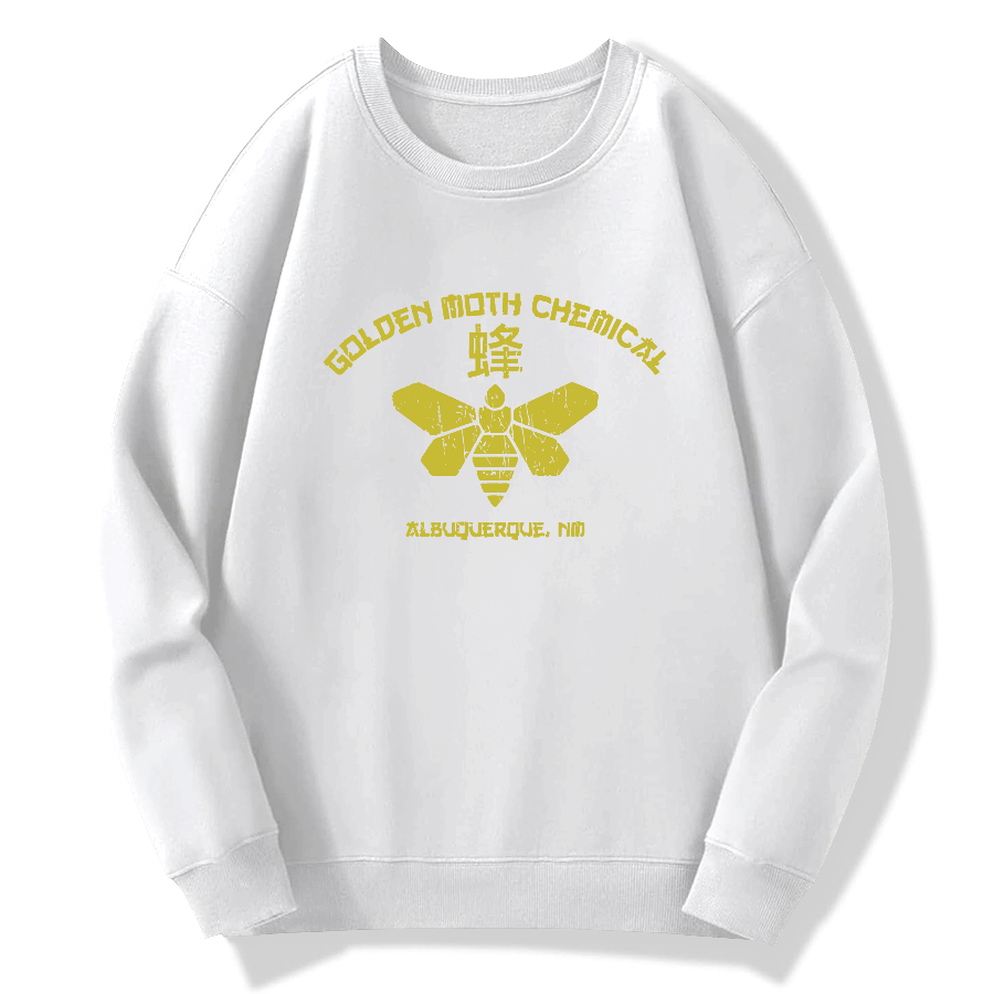 Golden Moth Chemical Cotton Pullover Sweatshirt