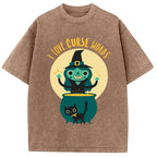 Witch I Love Curse Words Washed T-Shirt