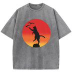 The Karate Cat Washed T-Shirt