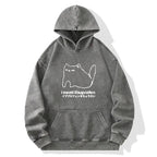 I Need Ibuprofen Cat Washed Hoodie