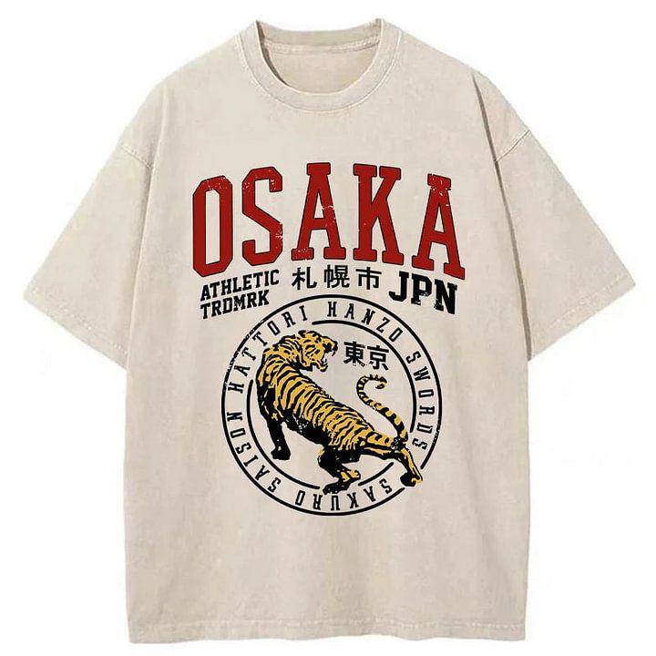 OSAKA Tiger Washed T-Shirt