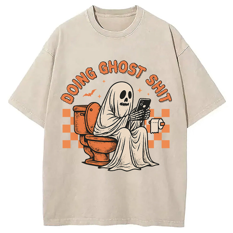 Doing Ghost Shit Washed T-Shirt