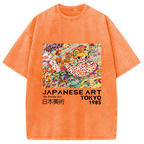 Time In The Flower Field Washed T-Shirt