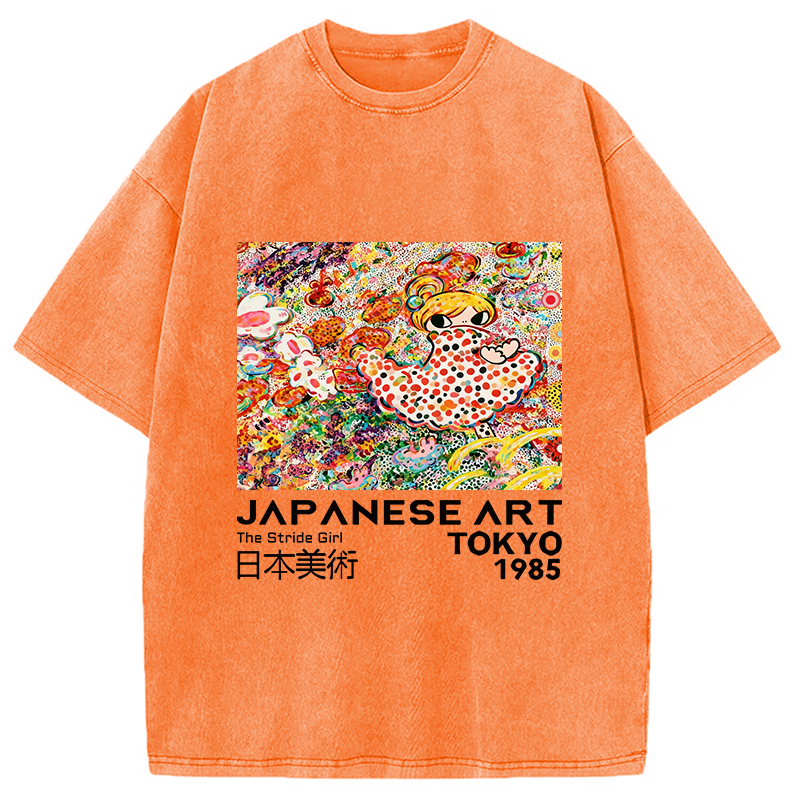 Time In The Flower Field Washed T-Shirt
