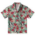 Oni Mask And Flower Aloha Hawaiian Shirt