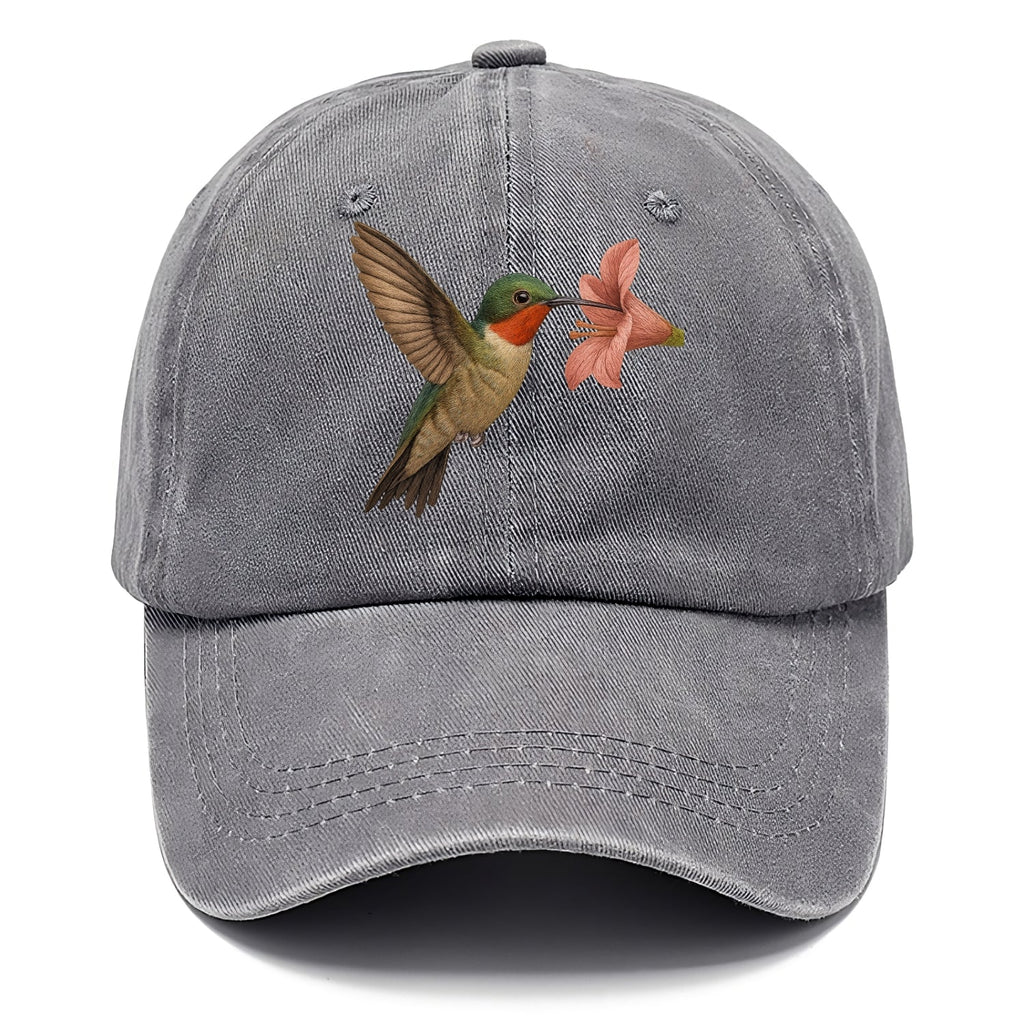 Hummingbird Haven Washed Cap