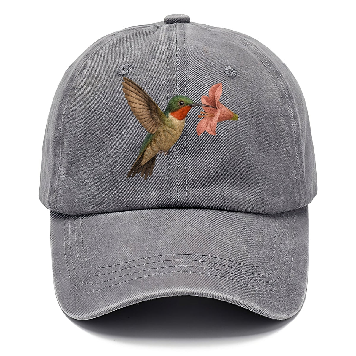 Hummingbird Haven Washed Cap