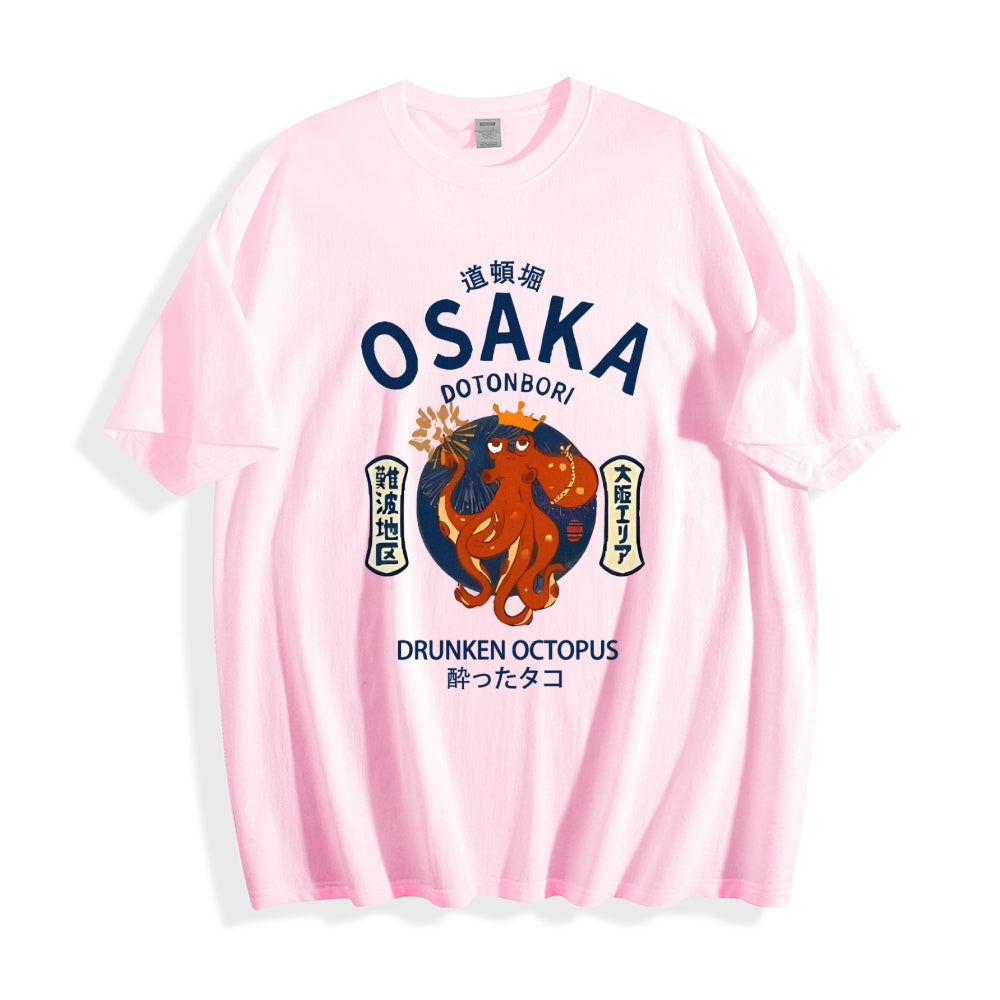 Osaka Drunken Octopus Japanese Style Classic Tee